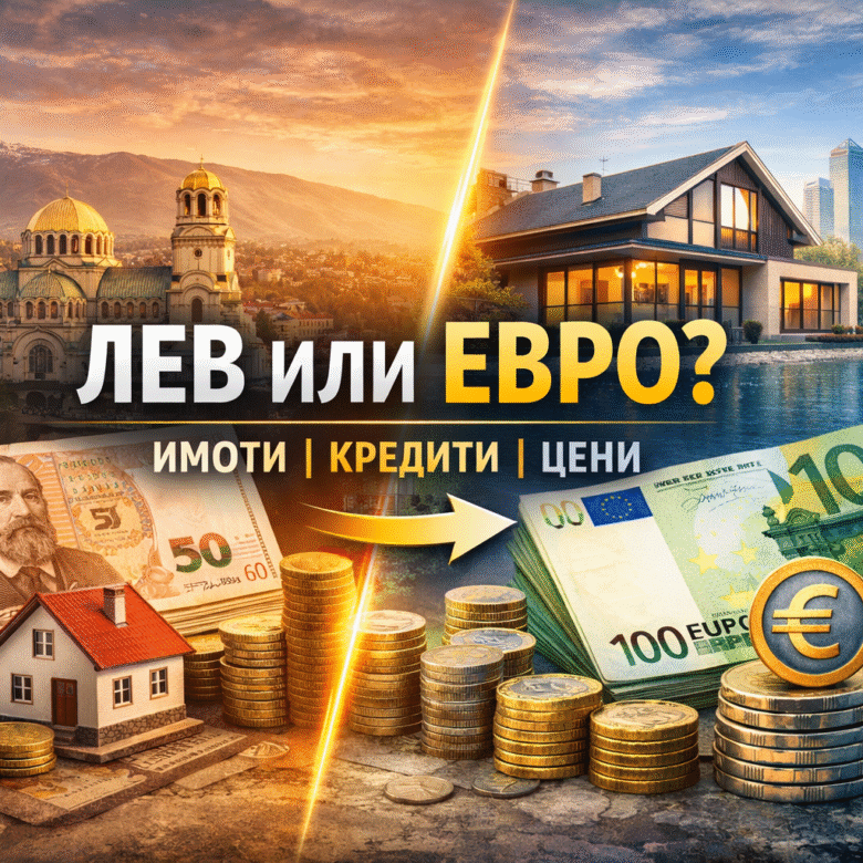 Лев или евро: какво се променя за имотите, кредитите и цените